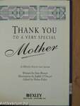 Thank you to a very special Mother