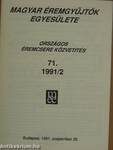 Magyar Éremgyűjtők Egyesülete Országos éremcsere közvetítés 1991/2