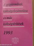 A gépjárművek költségelszámolása és más költségtérítések 1993