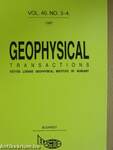 Geophysical Transactions Vol. 40. No. 3-4.