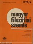 Magyar Filozófiai Szemle 1977/5.