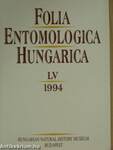 Folia Entomologica Hungarica 1994.