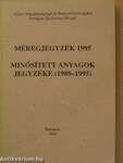 Méregjegyzék 1995