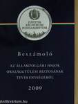 Beszámoló az állampolgári jogok országgyűlési biztosának tevékenységéről 2009 - CD-vel