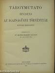 Dárday Sándor Igazságügyi törvénytára-Tárgymutató