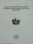 A Magyar Tudományos Akadémia Veszprémi Területi Bizottságának értesítője 1994.