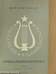 Országos Filharmónia Műsorfüzet 1954. (nem teljes évfolyam)/Magyar zenetörténet/Őszi hangversenybérletek 1954. október-december/Téli hangversenybérletek 1955. január-április (21 db füzet)