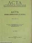 Acta litterarum ac scientiarum regiae Univeritatis Hungaricae Francisco-Iosephinae V./1-2.