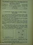 Természettudományi Közlöny 1925. január-december/Pótfüzetek a Természettudományi Közlönyhöz 1925. január-december