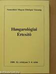 Hungarológiai Értesítő 1989/3-4.