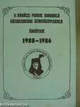 II. Rákóczi Ferenc Gyakorló Közgazdasági Szakközépiskola Évkönyve 1985-1986