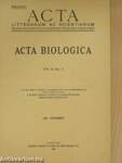 Acta Biologica III/3.