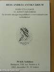 Hess András Antikvárium - Horváth Gábor 32. könyvárverése
