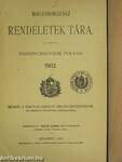 Magyarországi rendeletek tára 1902. I-III.