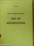 Magyar Tudományos Akadémia 1978. évi költségvetése