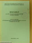 Beszámoló az 1992. évi kutatási-fejlesztési tevékenységről