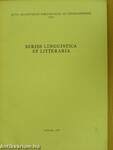 Series linguistica et litteraria