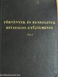 Törvények és rendeletek hivatalos gyűjteménye 1964.