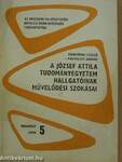 A József Attila Tudományegyetem hallgatóinak művelődési szokásai