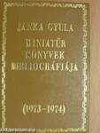 Miniatűr könyvek bibliográfiája 1973-1974 (minikönyv)
