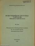 Ipari termékek jegyzéke, tartalmi meghatározásai III.