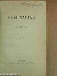 Kézi naptár az 1904. évre