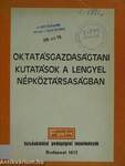 Oktatásgazdaságtani kutatások a Lengyel Népköztársaságban