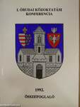 I. Óbudai Közoktatási Konferencia 1992