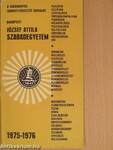 Tudományos Ismeretterjesztő Társulat Budapesti József Attila Szabadegyetem 1975-1976