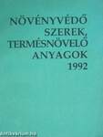 Növényvédő szerek, termésnövelő anyagok 1992.