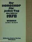 Ihr Horoskop für jeden Tag des Jahres 1978