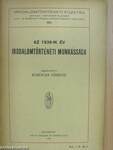 Az 1936-ik év irodalomtörténeti munkássága