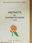 Abstracts of Contributed Papers 1. Oral - 2. Poster