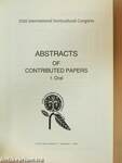 Abstracts of Contributed Papers 1. Oral - 2. Poster