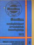 Vendéglátóipari árrendeletek összefoglalója 1973