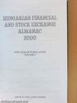 Hungarian Financial and Stock Exchange Almanac 2000. Volume 3.