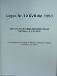 Legea Nr. LXXXVII din 1993 Privind Drepturile Minoritatilor Nationale si Etnice/1993. évi LXXVII. törvény a Nemzeti és Etnikai Kisebbségek jogairól I-II.