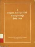 A magyar bibliográfiák bibliográfiája 1961-1964