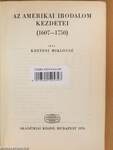 Az amerikai irodalom kezdetei (1607-1750)