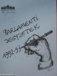 Parlamenti jegyzetek 1992-1993