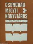 Csongrád megyei könyvtáros 1985/3-4.