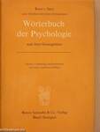 Wörterbuch der Psychologie und ihrer Grenzgebiete