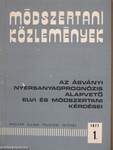 Módszertani Közlemények 1977/1.