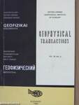 Geophysical Transactions Vol. 30. No. 3.