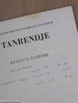 Szegedi Orvostudományi Egyetem tanrendje 1971/72. tanév