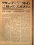 Szakszervezeti Munka az Államigazgatásban 1952. (nem teljes évfolyam)