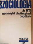 Szociológia 1972/1-4.