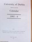 The University of Dublin Calendar 1995-6. I. 