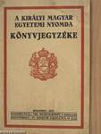 A Királyi Magyar Egyetemi Nyomda könyvjegyzéke 1933.