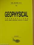 Geophysical Transactions Vol. 38. No. 2-3.